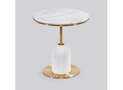 Tavolino moderno bianco da salotto, design, nuovo.