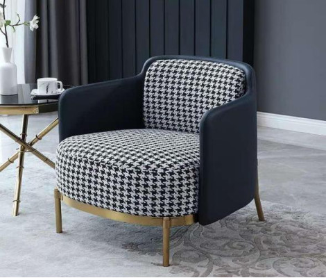 Sedia multicolore elegante moderno divano poltrona TV tessuto poltrona
