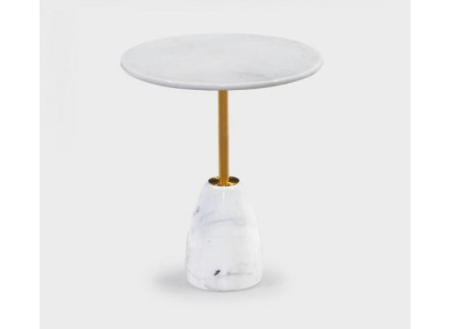 Tavolino da salotto design di lusso in marmo, tavolini da appoggio rotondi per il soggiorno, nuovi.