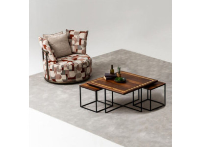 Design tessuto multicolore divano poltrona 1 posto divani imbottiti lounge club nuovi
