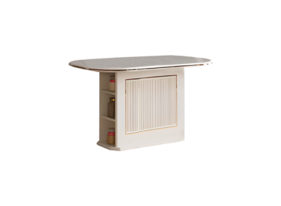 Modern Tavolo da pranzo in legno beige per la sala da pranzo.