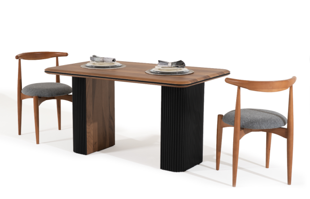 Tavolo da pranzo in legno tavolo da pranzo tavolo da pranzo 140 cm tavolo in legno marrone sala da pranzo