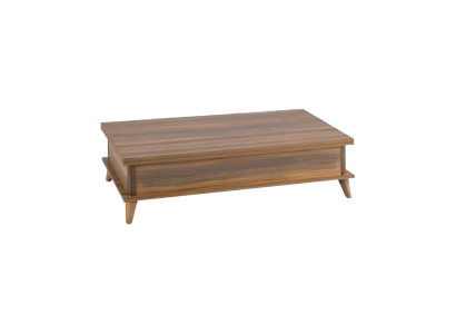 Tavolino da caffè Tavolino allungabile Tavolo da pranzo Tavolo Legno Marrone Mobili
