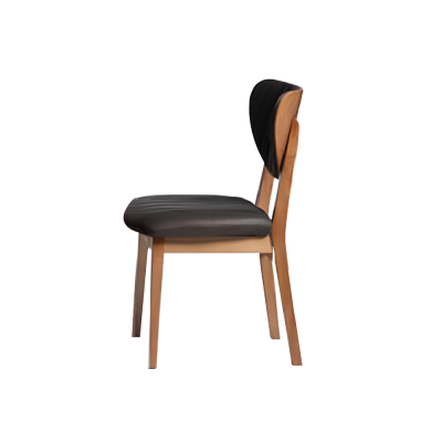 Set di sedie in legno, sedie da cucina, sedie da pranzo, set di 2 pezzi in tessuto marrone legno.  Set di sedie in legno, sedie da cucina, sedie da pranzo, set di 2 pezzi in tessuto marrone legno.