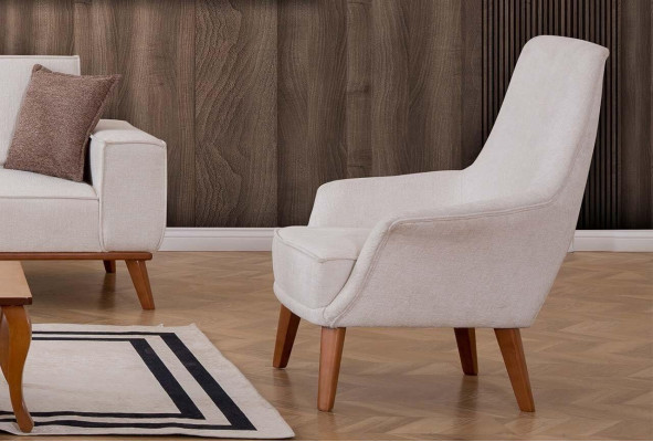 Set di divani bianchi eleganti con poltrona design a 3 posti 2 pezzi