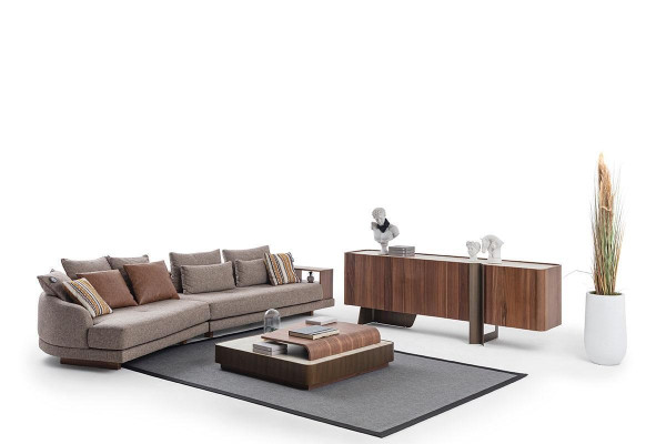 Soggiorno Robusta Combinazione Designer 4-Posti Sideboard Tavolino da caffè 3 pezzi