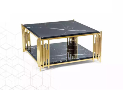 Tavolino da salotto mobile da soggiorno Tavolo di lusso Tavolino nero Design