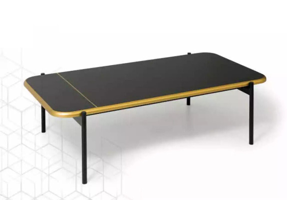 Mobili Tavolo di lusso Moderno Tavolino in legno Design soggiorno nero