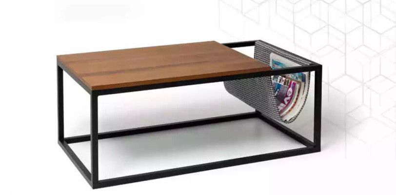 Soggiorno Tavolino marrone Mobile Tavolo di lusso nuovo Design moderno Legno