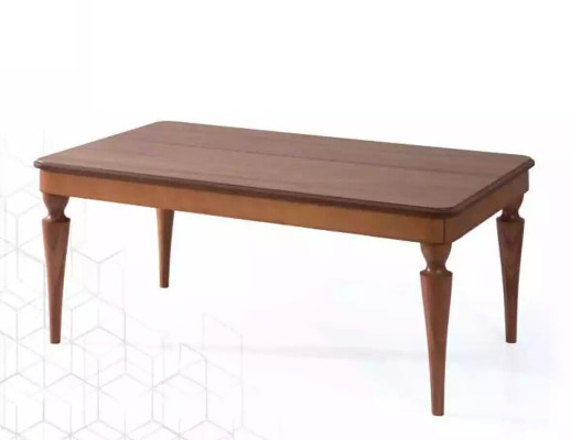 Tavolino da salotto design di lusso nuovo arredo soggiorno marrone tavolo legno