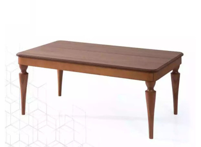 Tavolino da salotto design di lusso nuovo arredo soggiorno marrone tavolo legno