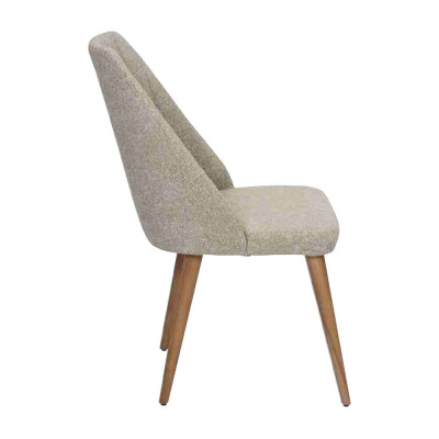 Grigio moderno 4 sedie sedia imbottita poltrona di lusso sedia con schienale sedia da pranzo