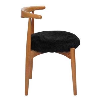 Sala da pranzo di lusso in legno 2 sedie marroni Senza braccioli Design sedia imbottita