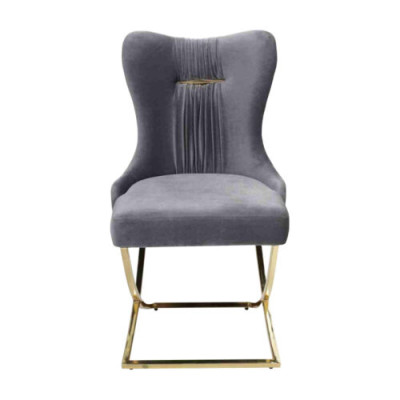 Sedie da sala da pranzo Poltrona di lusso Sedia Grigia Poltrona Mobili per soggiorno Nuovi