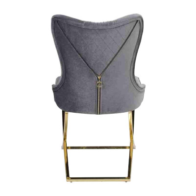 Sedie da sala da pranzo Poltrona di lusso Sedia Grigia Poltrona Mobili per soggiorno Nuovi