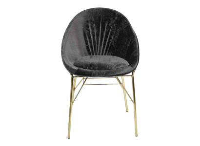 Design Sedia Nera Senza Braccioli Sala da Pranzo Mobili Moderni di lusso Nuove Sedie