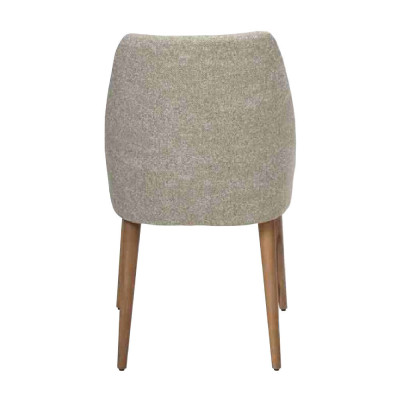 Moderni 2 sedie imbottite di lusso in tessuto grigio poltrone sedia sedia da pranzo