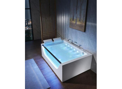 Vasca da bagno idromassaggio per interni, vasca idroterapica, vasca da bagno per il benessere.