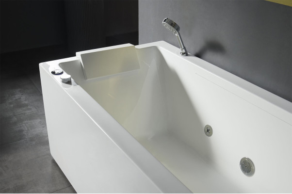 Vasca idromassaggio interna di lusso Vasca idromassaggio Home Spa bianca Vasca Relax