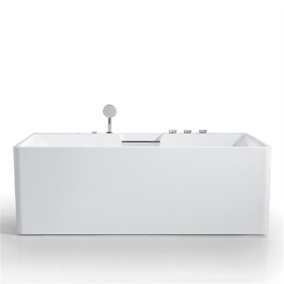 Vasca idromassaggio luxury con maniglie da 150x80 con vasca da bagno ad immersione relax.