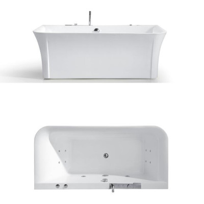 Vasca da bagno Vasca idromassaggio Idromassaggio interno Spa per casa Vasca bianca