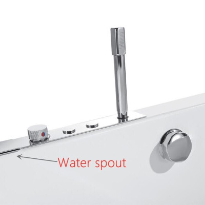 Vasca da bagno Vasca idromassaggio Idromassaggio interno Spa per casa Vasca bianca