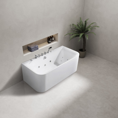 Vasca da bagno Vasca da bagno Spa Vasche da bagno Bagno 170x80 Vasche da bagno Bianco Acrilico Rubinetteria