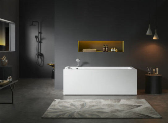 Vasca idromassaggio interna di lusso Vasca idromassaggio Home Spa bianca Vasca Relax