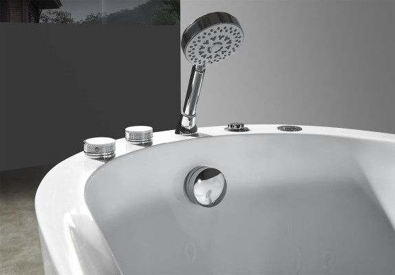 Vasca idromassaggio ovale Wanne Home Spa Vasca da bagno interna Whirlpool.