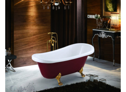 Vasca da bagno vasca vasca da bagno vasca da bagno libera rossa bagno moderno bagno