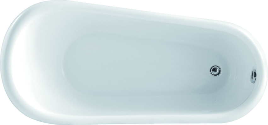 Vasca da bagno stand-alone Vasca da bagno moderna ovale bianca