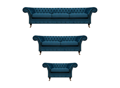 Designer Chesterfield Set di divani sofà poltrona Set soggiorno 3+2+1