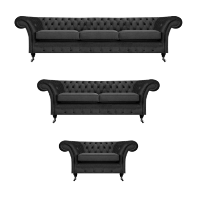 Sofà set divani Divani Salotto poltrone Chesterfield Arredamento 3+2+1