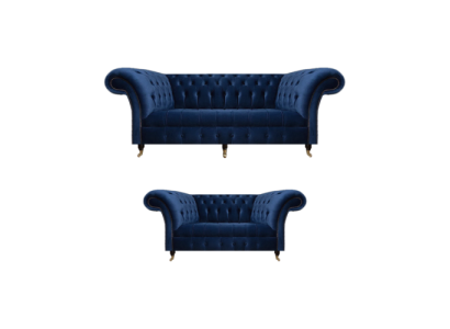 Chesterfield Set divano a tre posti divano Poltrona arredamento salotto nuovo