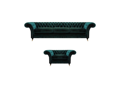 Lusso completo divano soggiorno divano tre posti nuovo poltrona Chesterfield