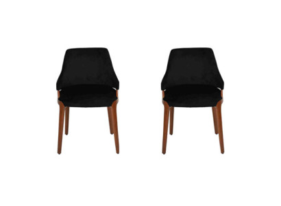 Sala da pranzo 2 sedie Moderne Sedie in legno Mobili di lusso Design d'interni Nuovo