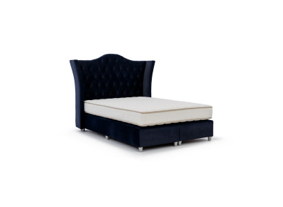 Set da camera da letto con letto 2x, comodini 3 pezzi. Arredamento di lusso completo design.