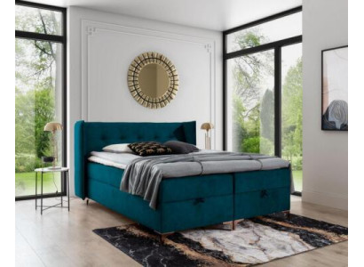 Camera da letto Design Moderno Letto Imbottito di Lusso Letti Matrimoniali Legno Arredamento