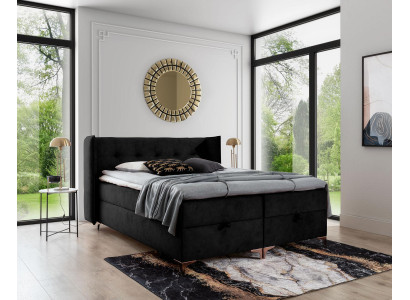 Camera da letto Mobili Designer Letto matrimoniale Legno Arredamento in tessuto Letti Boxspring di lusso