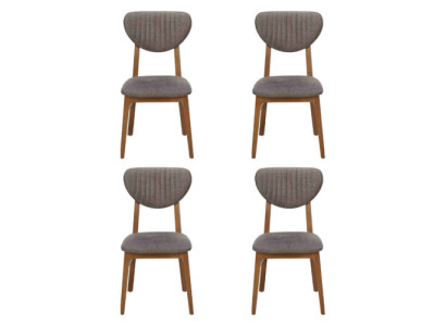 Design sedia poltrona set sala da pranzo set imbottitura 4 sedie design