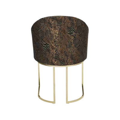 Sedie da sala da pranzo moderne Soggiorno di lusso Multicolore 4 sedie in metallo nuove