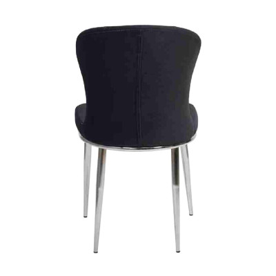 Gruppo Set 4x Sedia Sedia Design Tessuto Imbottito Sedie Sala da pranzo Tessile