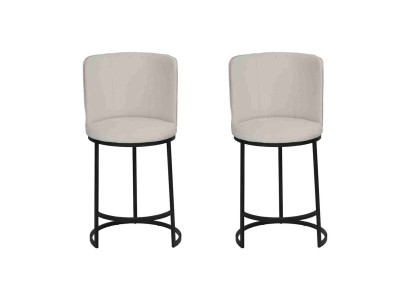 Sedie da bar per sala da pranzo design 2x sgabelli da bar sedia imbottita arredamento moderno