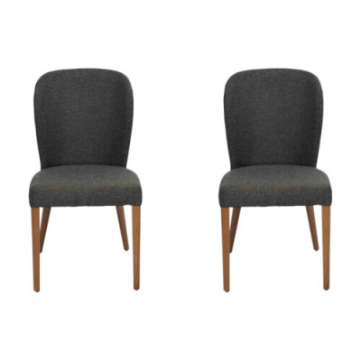 Moderna sedia in legno 2x di lusso design imbottito Sedia Poltrona Nuova Poltrona Imbottita