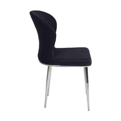 Mobili neri sedie sedia da pranzo design imbottita di lusso arredamento nuovo