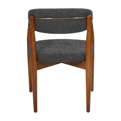 Sedia da sala da pranzo grigia 2x sedie con braccioli Imbottiture Arredamento Mobili di lusso  Sedia da pranzo grigia 2x sedie con braccioli Imbottiture Arredamento Mobili di lusso