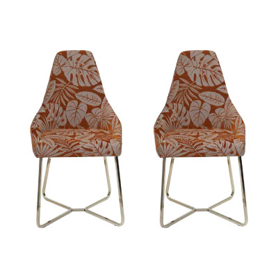 Sedia da sala da pranzo Sedia da cucina 2x Sedie Poltrona di lusso multicolore moderna Soggiorno  Sedia da pranzo Sedia da cucina 2x Poltrona lussuosa moderna multicolore Soggiorno