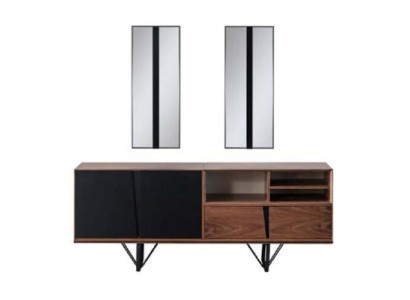 Armadio in legno credenza credenza mobiletto credenza in legno marrone sala da pranzo