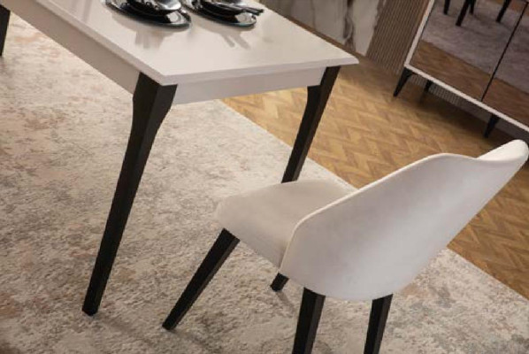 Tavolo da pranzo tavolo da pranzo tavolo da pranzo mobile da soggiorno angolo pranzo legno bianco  Tavolo da pranzo, tavolo da pranzo, tavolo da pranzo, mobile da soggiorno, angolo pranzo, legno bianco