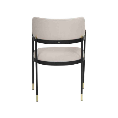 Elegante sedia da pranzo 4 sedie bianche Lussuoso schienale Cucina